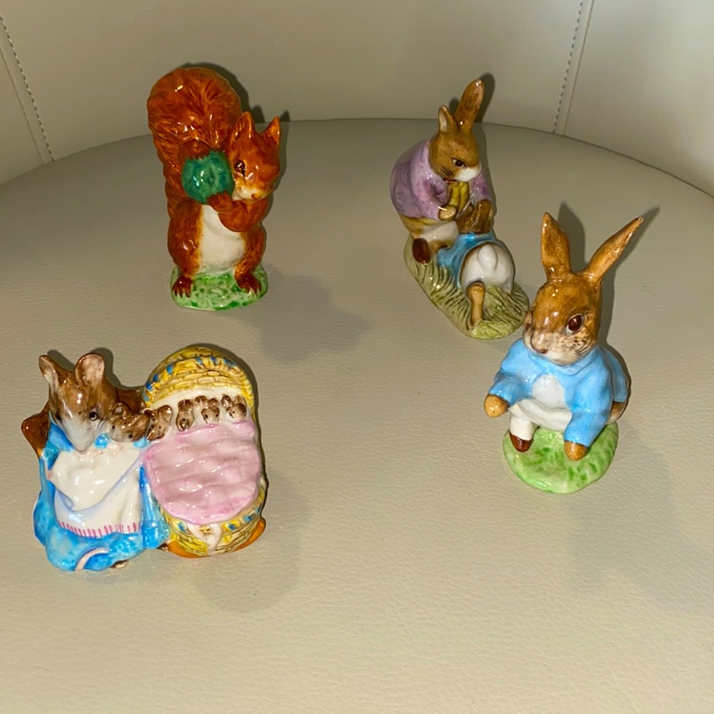 Beatrix Potter’s Peter Rabbit figurines